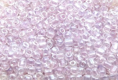 16 Perles de rocaille en verre 2mm 1.89€ les 40g Rose pâle