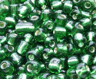 20 Perles de rocaille en verre 4mm 1.89€ les 40g Vert foncé