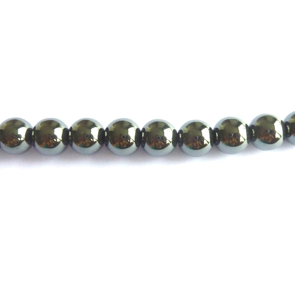 Perle hématite Ø 6mm A L UNITE P01 