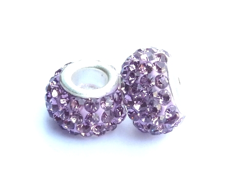 PMCH33 Perle Strass  Couleur Amethyste
