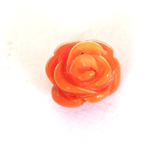 Rose de Corail Orange 10mm 