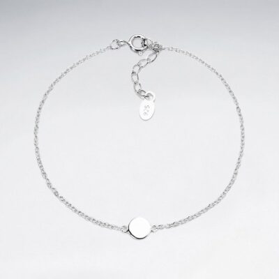 Bracelet rond chaines en argent 925 engravable