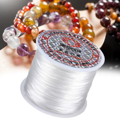 Elastique multi brins 08mm de couleur blanc 2