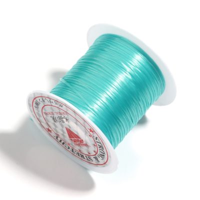 Elastique multi brins 1 mm bleu vert a