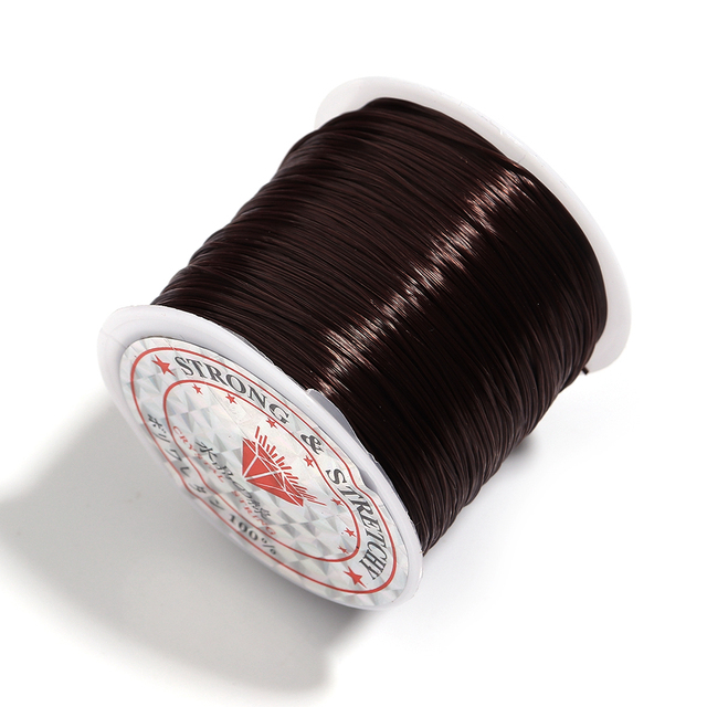 Elastique multi-brins Ø 1 mm de couleur marron