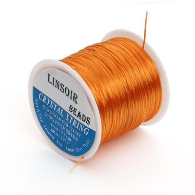 Elastique multi brins 1 mm orange a