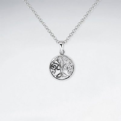 Pendentif en argent 925 Arbre de vie