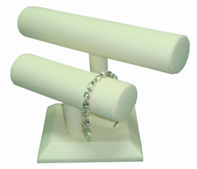 15 Présentoir a Bijoux pour Bracelets Blanc