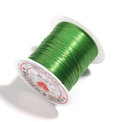 Elastique multi brins 1 mm vert olive a