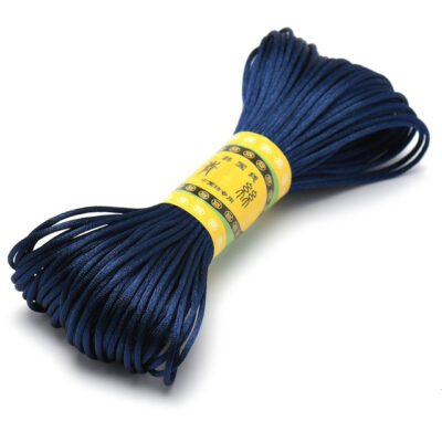 Cordon Queue de rat 20m 1 5mm Satin Nylon navy