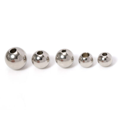 lot de 100 perles acier pour bijoux 3