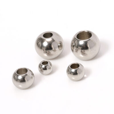 lot de 100 perles acier pour bijoux 5